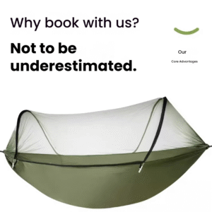 Outdoor Adult Anti-Rollover New-Style Mosquito-Proof Camping Thickened Breathable Swing